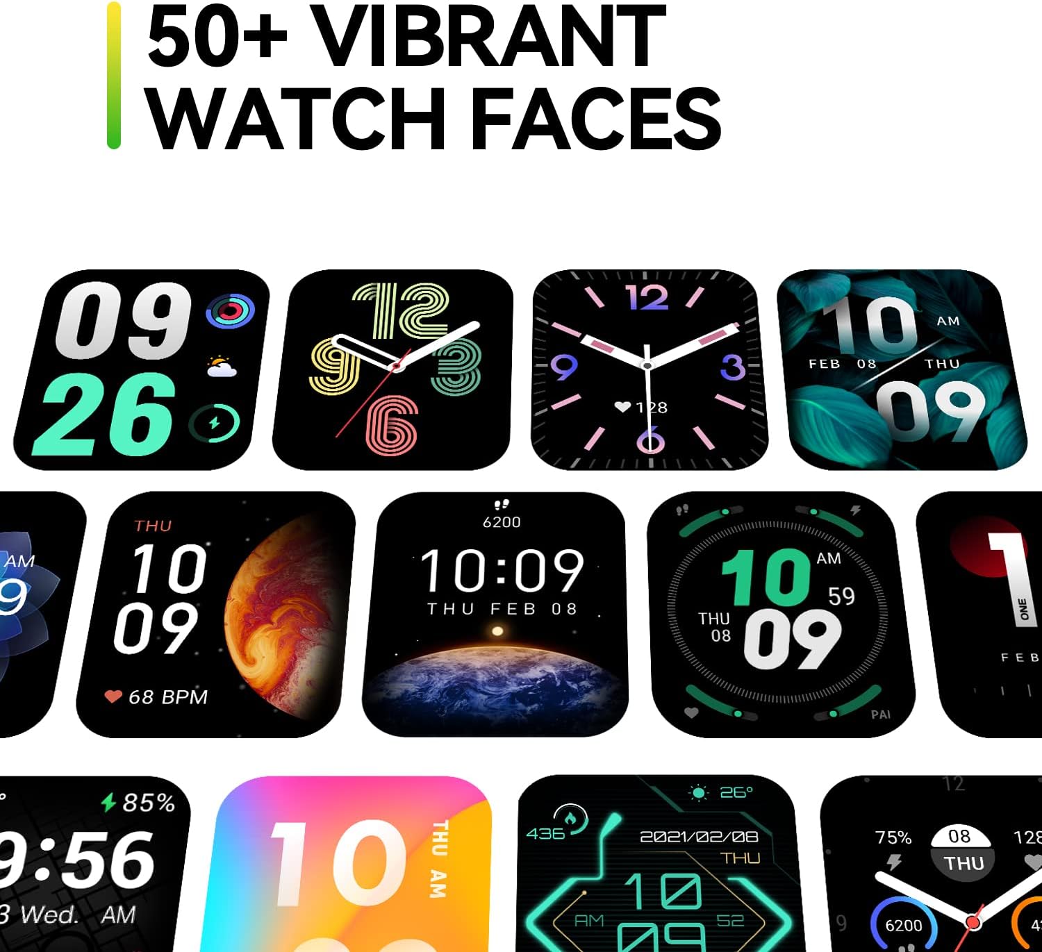 Amazfit Bip 3 Pro Smart Watch for Android iPhone, GPS, 1.69" Display, 14-Day Battery Life, 60+ Sports Modes, Blood Oxygen Heart Rate Monitor, Water-Resistant(Black) (Renewed) - Image 10