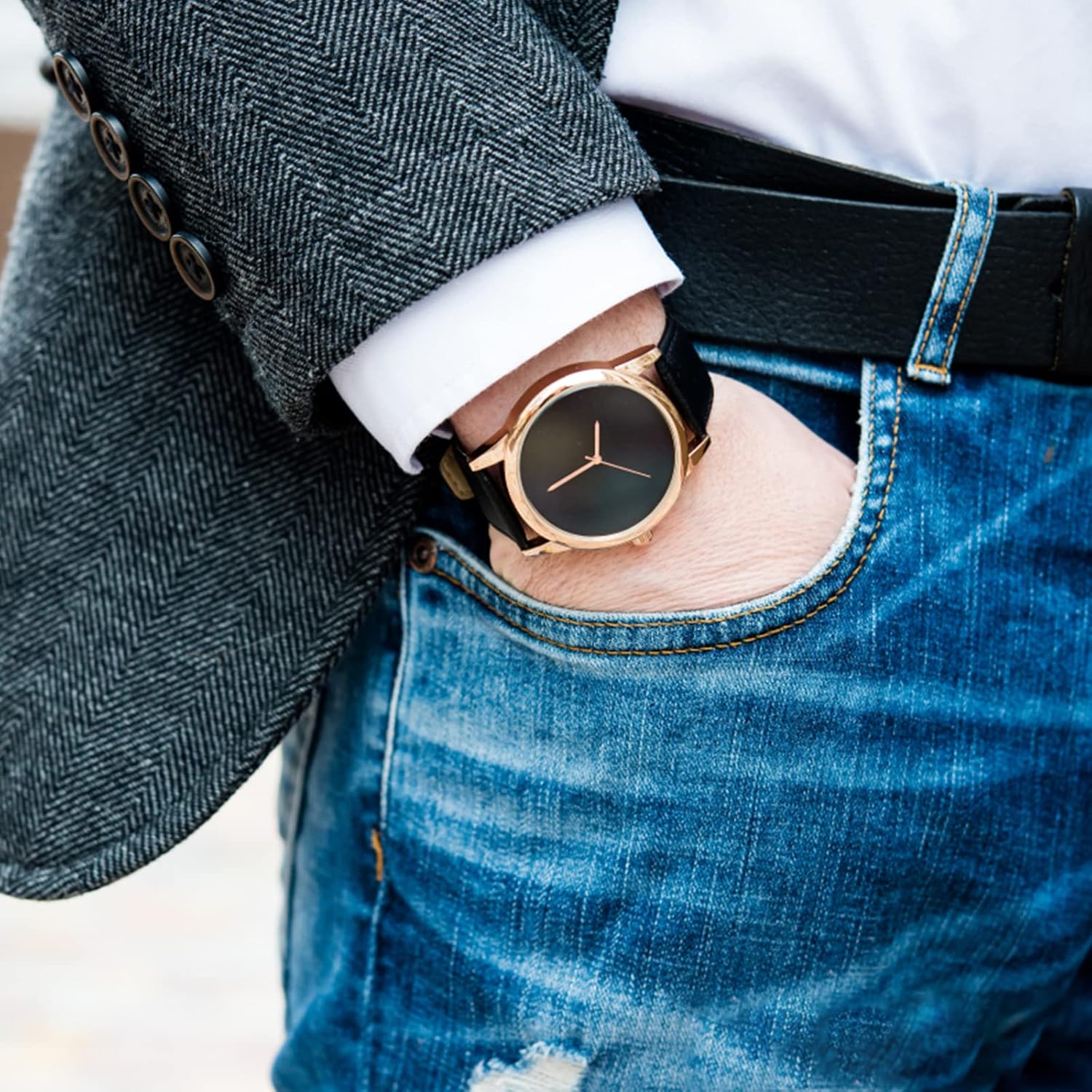 cobee Silicone Watch Bands, Quick Release Waterproof Soft Rubber Replacement Straps with Silver Plated Stainless Steel Buckle Smart Watch Straps Sport Watchbands Wrist Straps for Men Women - Image 7